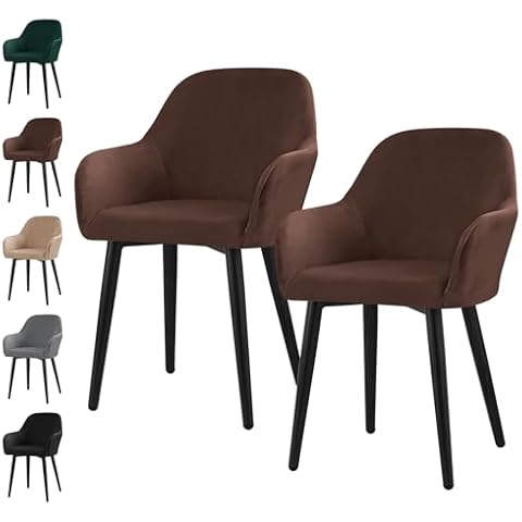 Housses de chaise Alishomtll en velours Cover