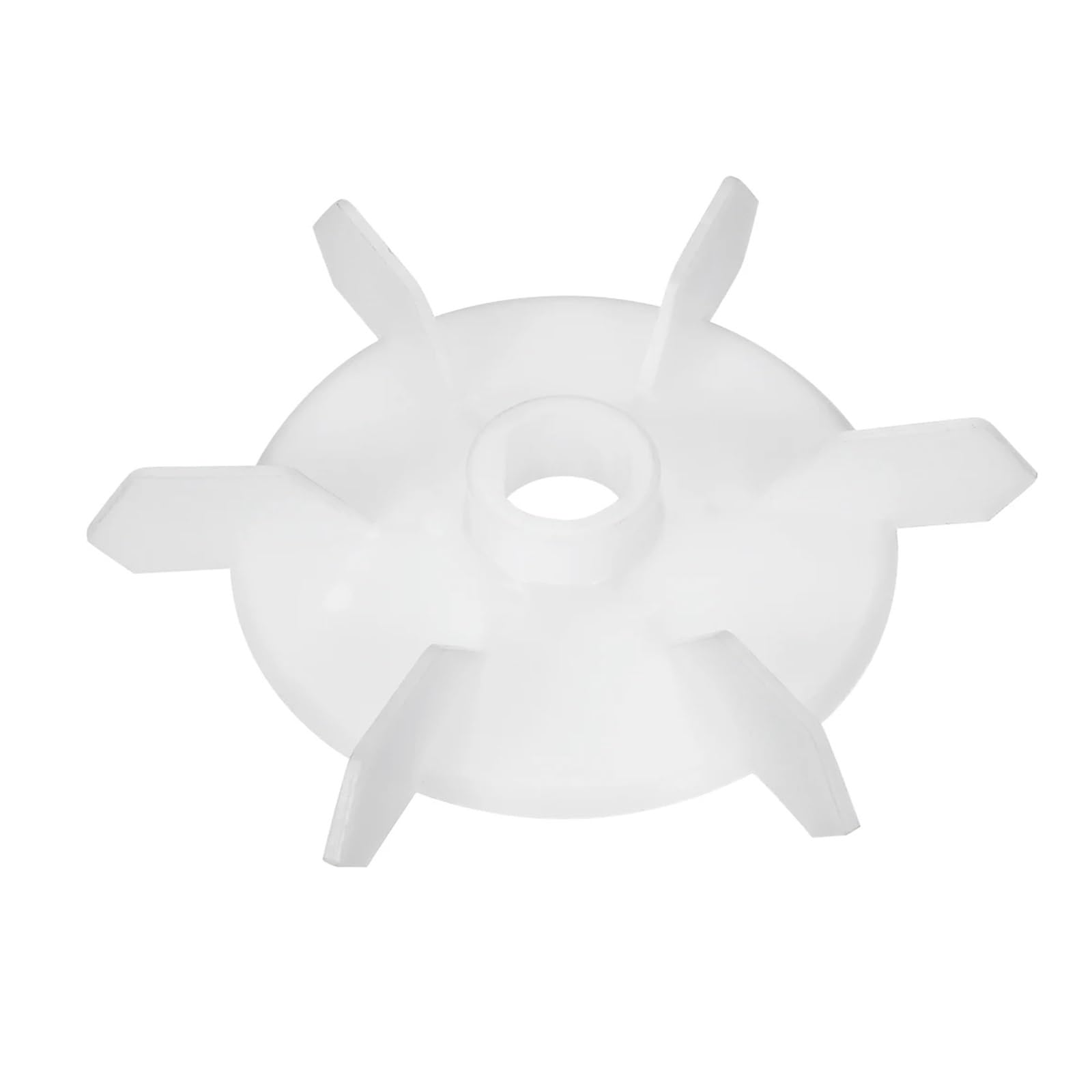 Hoja de ventilador de motor, 1 pieza de 120 x 15 mm/140 x 16 mm/140 x 18 mm/148 x 20 mm, plástico blanco, eje D de repuesto 6/12 impulsor, paleta de ventilador de motor (120 x 15 mm, 12 paletas)