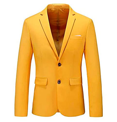 Due Bottoni Peak Risvolto Giacca Uomo Monopetto Smoking Blazer Prom