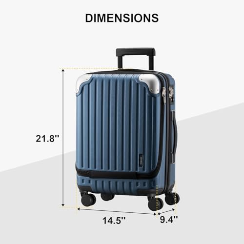 Variante de LEVEL8 maleta cabina 55×37×24 cm Azul