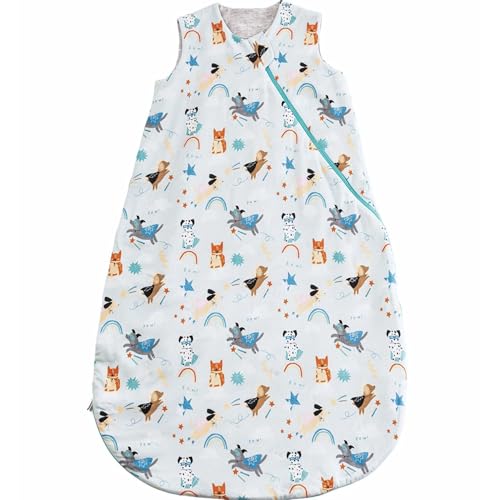 Image of Loulou Lollipop Tencel Lyocell Wearable Baby Blanket Sleeping Bag, Unisex Infant Toddler, 1.0 TOG, 2-Way Zipper Sleepsack