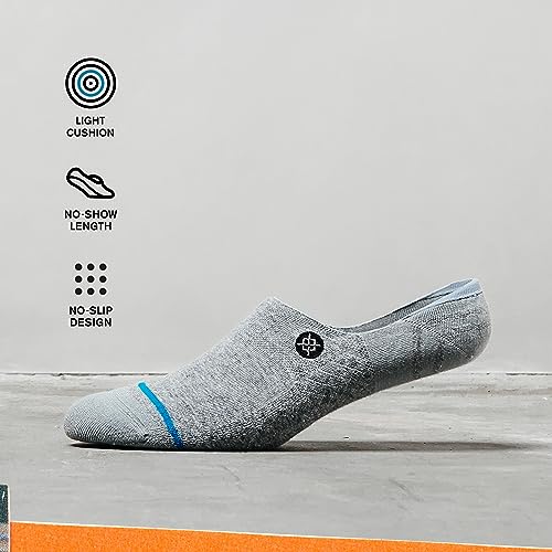 Stance Men's Basic No Show Socks [3 Pack] Socks (Small, Cream)2