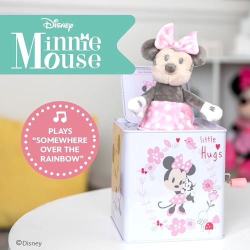 Image of Disney Baby Minnie Mouse Jack-in-The-Box - Musical Toy for Babies- Pink