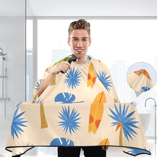 Capa de peluquería impermeable Kigai tropical para hombre miniatura 6