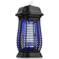 XGAYOO Bug Zapper Outdoor, Electric Mosquito Zapper, Fly Traps Indoor Outdoor & Flying Insects Zapper, Mosquito Killer Indoor, ABS Plastic Outer (Dark Black)