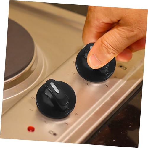 Yardwe 2 piezas Perillas Universales de Plástico para Hornos para Ollas a Presión Eléctricas y Estufas de Gas Eje en D de 6 mm miniatura 4