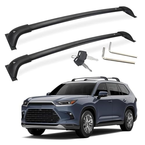 Barres de toit solides pour Toyota Grand Highlander 2024-2026 - 2