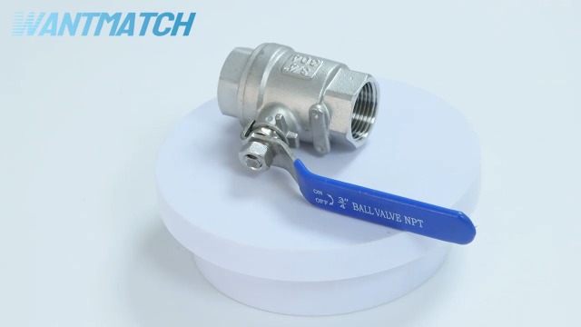 1/8 NPT Female 304 Stainless Steel Ball Valve - 915 PSI Water Gas Oil