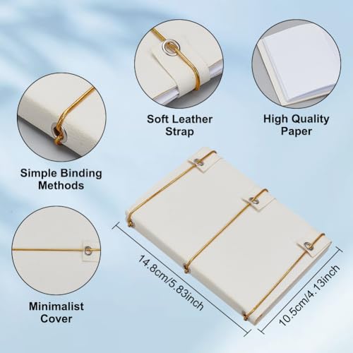 WEBEEDY Bookbinding Kit Make Your Own Button Journal Book Making Kit for Adults DIY Craft Kit Complete Bookbinding Supplies Kit with Thread - Image 3