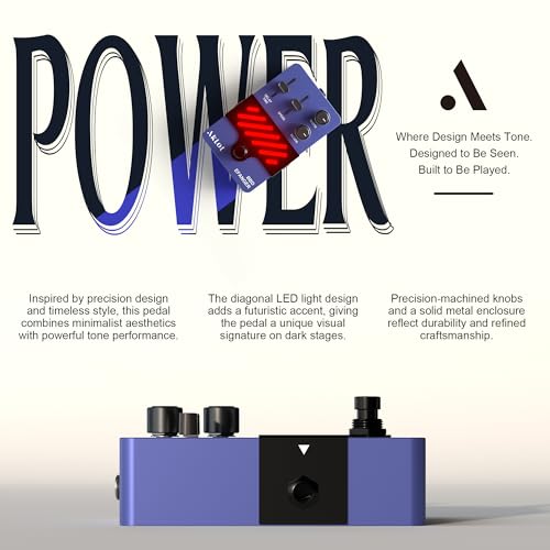 Image of AKLOT Flanger Electric Guitar Pedal: Classic Jet Sweep to Deep Modulated Swirl, Dynamic Touch-Responsive Modulation, Mini Guitar Effects Pedal True Bypass, NEON JetPhase