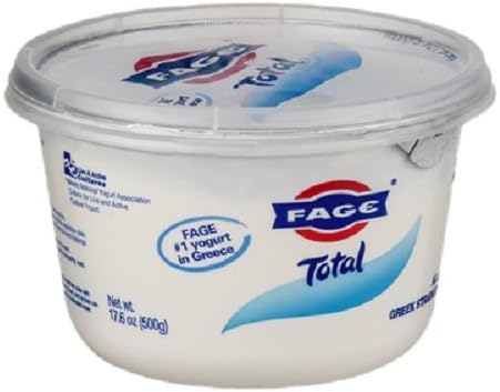 Fage Total Greek Greek Yogurt, 17.6 Ounce (Pack of 6)