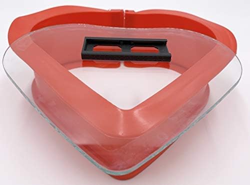 Berger Silicone Springform Cake Tin Heart Shape with Glass Base Love Valentine's Day