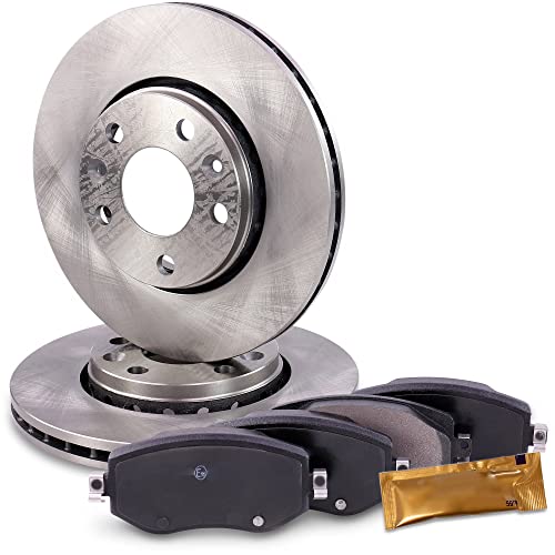 BESTPRICE Juego de frenos eje delantero incl. discos de freno Ø 280 mm ventilados + pastillas de freno delanteras Compatible con RENAULT MEGANE IV Grandtour (K9A/M/N_), MEGANE IV Hatchback (B9A/M/N_)