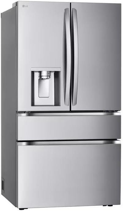 LG Smart 4-Door French Door Refrigerator with Full-Convert Drawer...