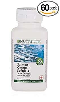 Amway Forever Living Nutrilite Salmon Omega-3 60 Softgels