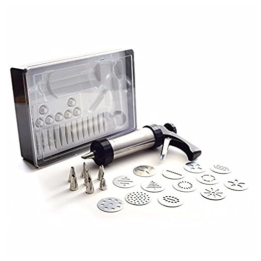 Norpro NOR-3299 S/S Cookie/Icing Press with Case