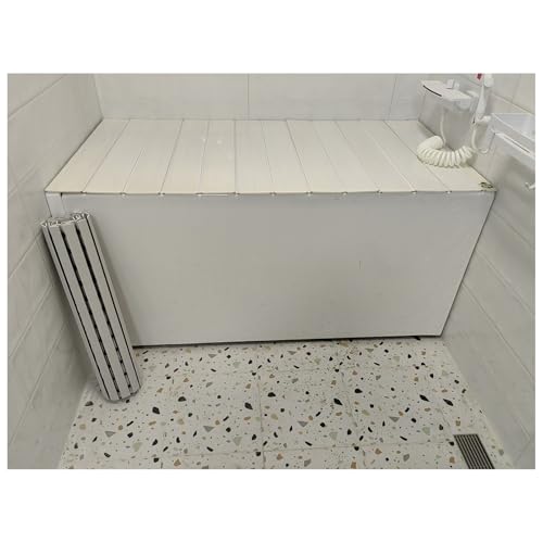 Estante para bañera multifuncional ajustable con tapa protectora aislante 2