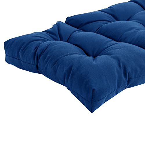 Image of QILLOWAY Outdoor Chaise Lounge Cushion 74x22x4 Inch, Waterproof Weather Resistant Replacement Pad for Patio Pool Furniture, Royal Blue