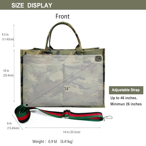 Image of Dyalsa Tote Bags for Women, Canvas Handbag Tote Purse Crossbody Bags with Zip Casual Shoulder Bags for Work and Travel