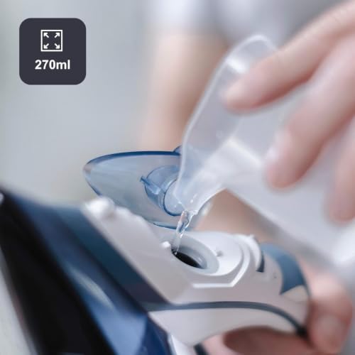 Miniatura 6 de Black Decker Bxir2402e - Plancha De Vapor 2400w Potencia Vapor Continuo Golpe De Vapor 140 G Min Planchado Vertical Suela Acero Inoxidable Sistema Antical Y Antigoteo Blanco Y Azul