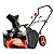 VOLTASK 23-Inch Corded Snow Blower, 15 Amp Electric Snow Blower with 180-degree Directional Chute and LED Lights