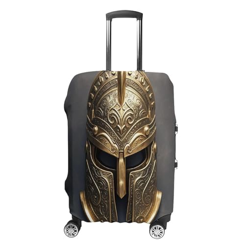 Spartan Helmet Travel Luggage Cover Washable Anti-scratch Suitcase Protector Dustproof Protective Cover Case for Wheeled Luggage Fits 19-32 Inch Luggage
