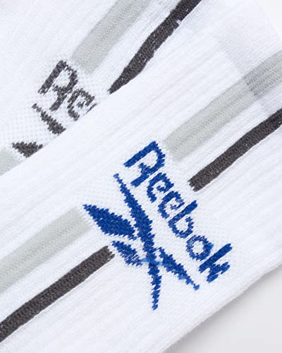 Reebok Mens Crew Socks - Moisture Wicking Athletic Cushioned Socks, 5 Pack - image 5