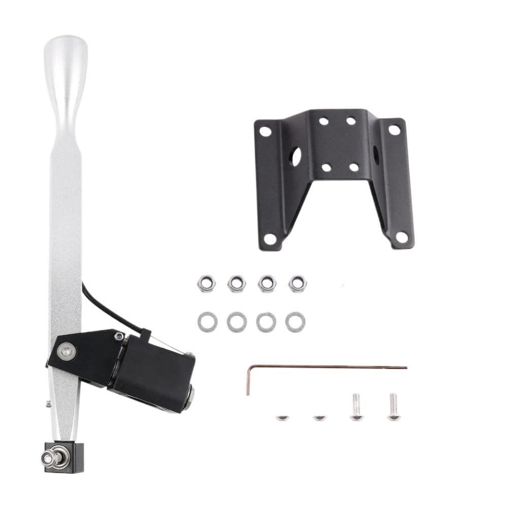 hnzNPWDGB Billet Short Shifter Compatible with Civic 1988–2000 EG EK Integra 1990–2001 CRX Del Sol 1988–1998 ExactShift Transmission(Silver Shifter Gear)
