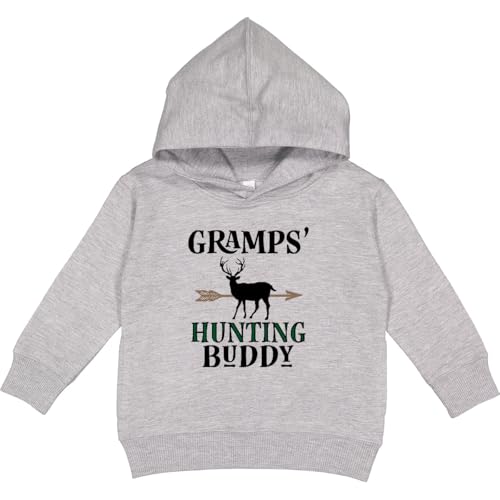 inktastic Bow Hunter Gramps Hunting Buddy Toddler Hoodie 5-6 Heather 31de0