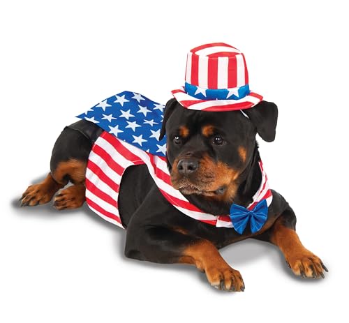 Rubies Uncle Sam Pet Costume for Dogs or Cats, Medium