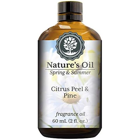 Citrus Peel & Pine Fragrance Oil (60ml) for Diffusers, Soap Making, Candles, Lotion, Home Scents, Linen Spray, Bath Bombs, Slime Cover