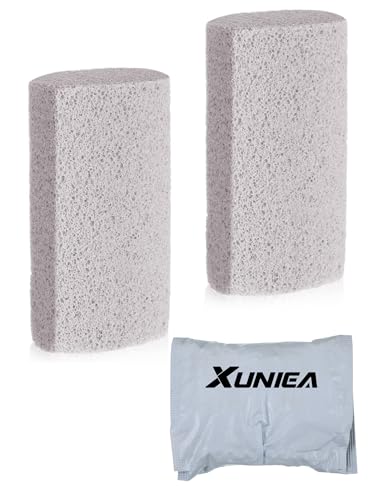 Xuniea 2 Stücke Haustier Haarentfernung Bimsstein Fußpflege Werkzeug Hundefell Entfernung Werkzeug Trimmstein für Hunde Auto Couch Möbel Bettwäsche Leicht zu Reinigen (Klein)