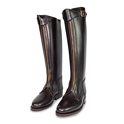 PG Boots Ladies Polo Zip Women’s Wide 6.5 Brown