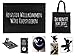 Produktbild Pechkeks XL Geschenke Set 7-teilig - Fußmatte mit Spruch Herzlich Willkommen + Tasche Du Nervst! Echt jetzt + Rotzlappen Heul doch + Flaschen Verschluss Happy Man + Luftballon Smiley Black
