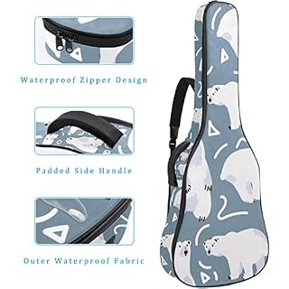 Hondank Housse pour guitare acoustique – Ours polaire mignon – 1 cm d’épaisseur – Rembourrage étanche – 101,6 cm – 106,4… - Les Beatles, Paul McCartney, John Lennon, RIngo Starr, George Harrison Hondank Housse pour guitare acoustique - Ours polaire mignon - 1 cm d'épaisseur - Rembourrage étanche - 101,6 cm - 106,4… – Image 4