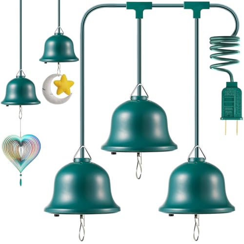 Enhon Wind Spinner Motor, Hanging Display Motor with Power Plug, Triple Twirl Motors for Wind Spinner Garden Decor Disco Ball Spinning Motor Baby Crib Mobile