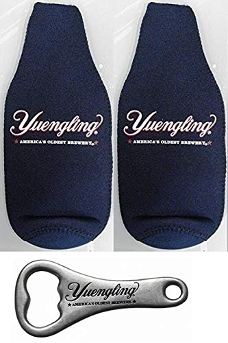 YuenglingBrewery Beer Bottle Suit Cooler Coolie Huggie Set of 2 & Beer Bottle Opener