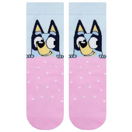 Bluey Socks 3 Pack, Multipack Girls Socks, Bingo Pack Of 3 Sock Set, Official Merchandise4