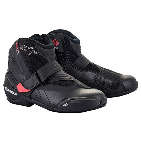 Alpinestars Women's Stella SMX-1 R V2 Vented Boots (41) (BLACK/DIVA PINK)