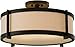 Feiss SF272ORB Transitional Two Light Semi-Flush Mount from Stelle Collection in Bronze/Dark Finish