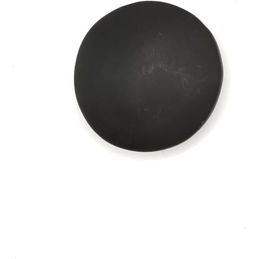 Black Circular Stone for Testing Gold 2 Inch