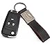 Carcasa Funda Llave Remoto Mando 3 Botones para Opel Insignia Astra Zafira Vauxhall Holden Mokka con Llavero de Cuero KASER