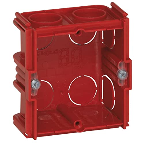 Legrand - Boîte à encastrer carrée Batibox maçonnerie - 1 poste profondeur 40mm