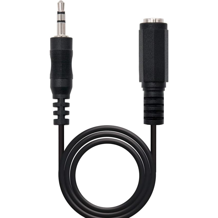 Levitantes 3.5mm Jack Audio Extension Cable Black Audio Male Female 1.5m, 1.5 m