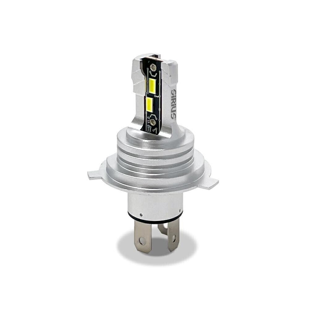 DISCORAMA KIT LAMPADE LED SIRIUS H4 12V 6000K JUNIOR SERIES COPPIA FARI AUTO LUCE BIANCA