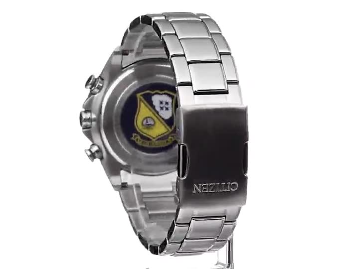 Citizen Eco-Drive World Chronograph A-T Men's Watch, Stainless