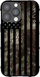 EGO TACTICAL Rugged Shield Case for iPhone 16 Pro [6.3' Screen] in The USA - Official Kryptek Mandrake Camo Subdued US Flag Reversed