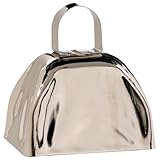 Amscan Silver Cow Bell - 3' x 3' (1 Count) - Premium Quality Metal & Multipurpose Use For Livestock, Farmhouse Decor & Events
