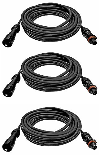 Image of Voyager CEC15 Rear View LCD Monitor Extension Cables, 15ft Long, Connects a Voyager LCD Observation Monitor with a Voyager Side or Rear Camera (Pack of 3)