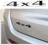 Reflective Concepts - 4x4 Emblem Overlay Decal Sticker - 2007-2023 Jeep Compass (Gloss Black)